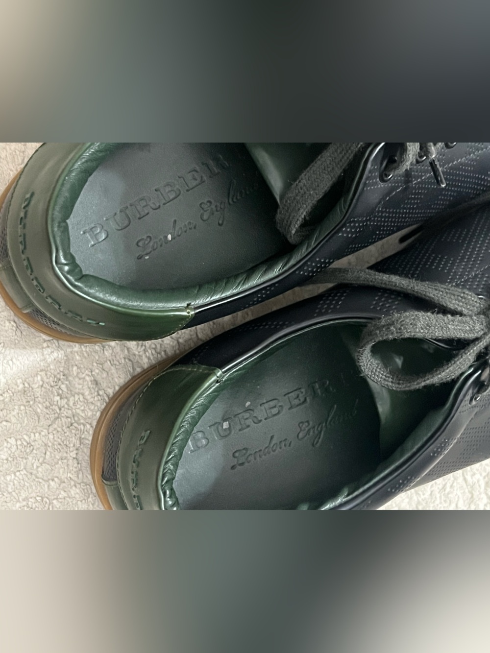 Burberry Leather Set Sneakers - Picture 6 of 8